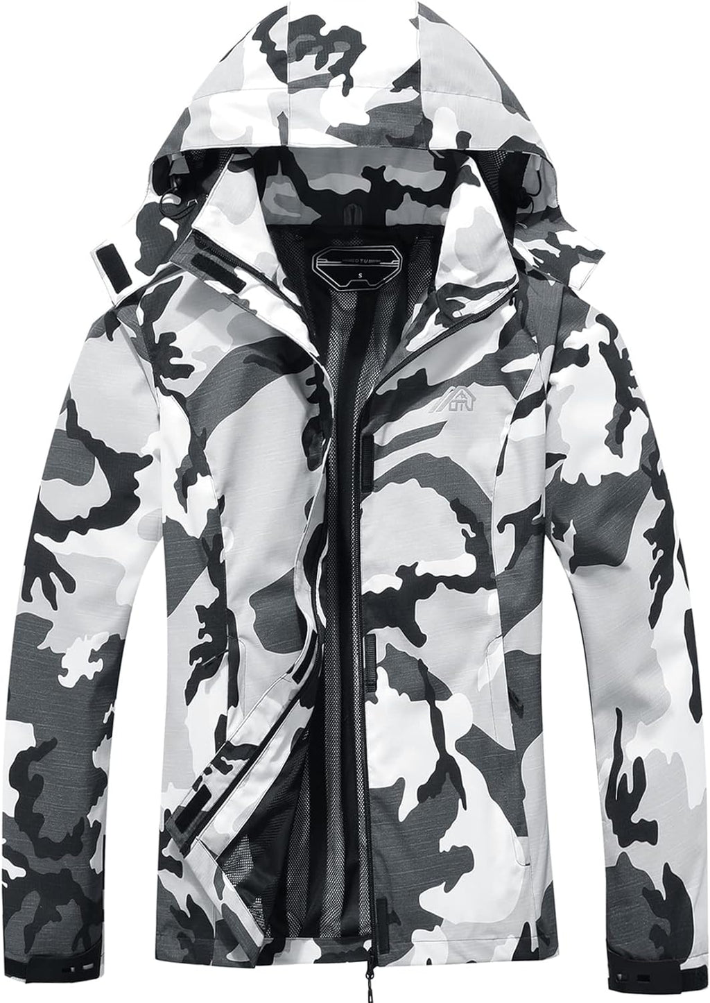 Women'S Waterproof Rain Jacket Lightweight Hooded Raincoat for Hiking Travel Outdoor
